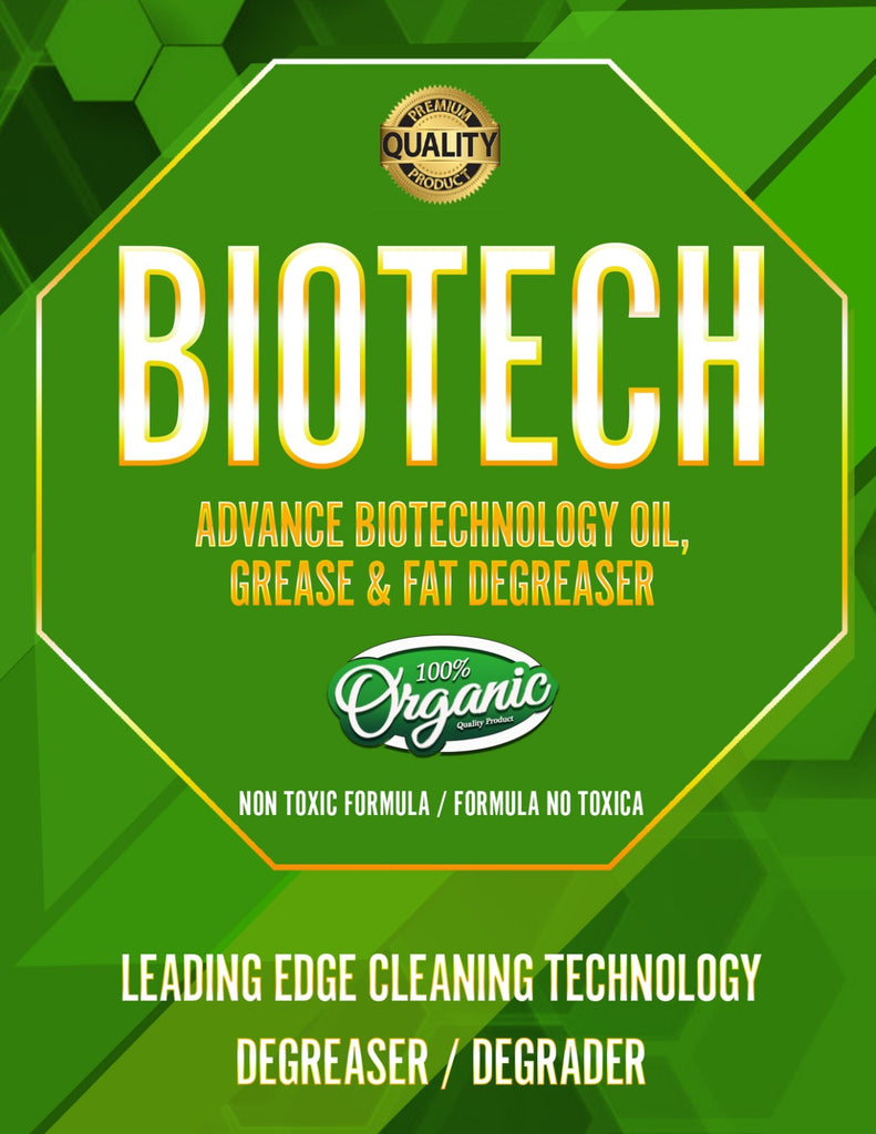 BioTech ADVANCE BIOTECHNOLOGY OIL,GREASE & FAT DEGREASER – PJ ...